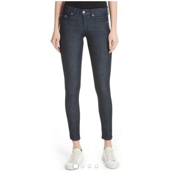 RAG & BONE Skinny Mid-Rise Indigo Jeans Size 28